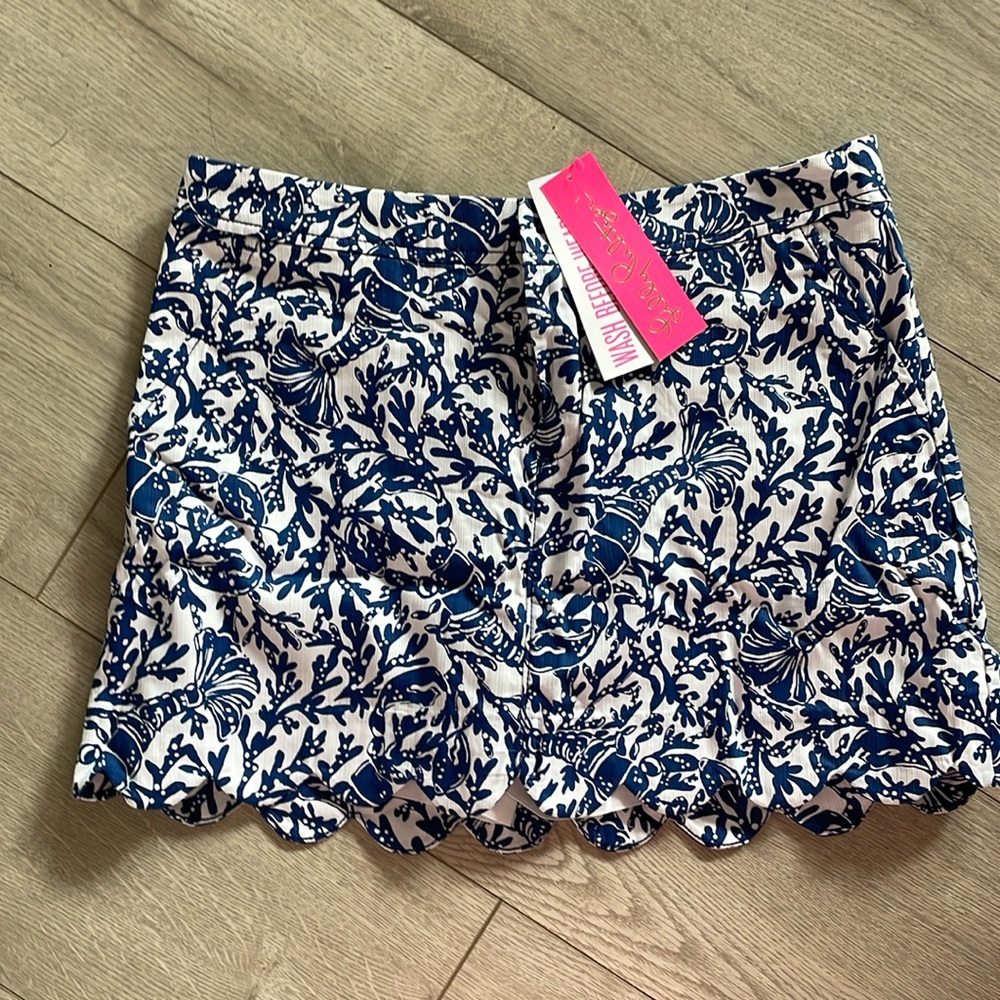 🌴 Lilly Pulitzer Colette Skort skirt shorts so 6